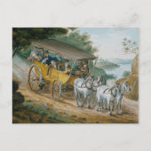 ポストクロッシング – ステージコーチファインアート ポストカード (正面)