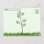 ポストクロッシング – トリカラーヘロン建物アネスト ポストカード (裏面)