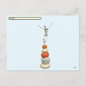 ポストクロッシング – ハロウィーンスケルトンとカボチャ シーズンポストカード (裏面)