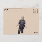 ポストクロッシング – フランケンシュタインのモンスターポストカード ポストカード (裏面)