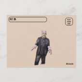 ポストクロッシング – フランケンシュタインのモンスターポストカード ポストカード (裏面)