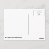 ポストクロッシング – （昆虫）オオカバマダラ、モナーク蝶の毛虫 ポストカード (裏面)