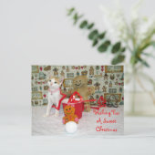 ポストクロッシング – Annie Cat Gingerbread Christmas ポストカード (スタンド正面)