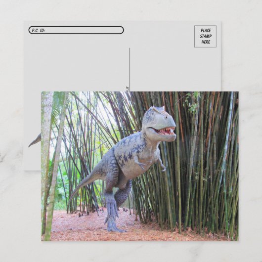 ポストクロッシング – Daspletosaur – 恐竜 – ポストカード (正面/裏面)