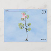 ポストクロッシング – Roseate Spoonbillポストカード ポストカード (裏面)