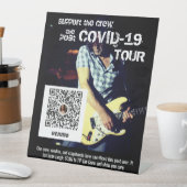 ポストコヴィドコンサートツアーバンドヴェンモ 台座サイン (インサイチュ)