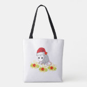 ポストサムメリークリスマスウィメンズトートバッグ トートバッグ (裏面)
