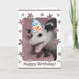 ポストサム誕生日カード カード