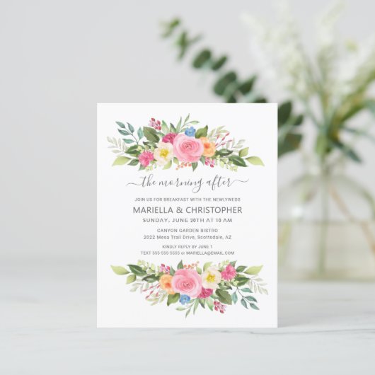 ポストズブレッ結婚クファストウォーターカラーバラガーデン (スタンド正面)