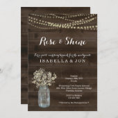 ポストズ結婚ブランチモーニングアフター招待状 招待状 (正面/裏面)