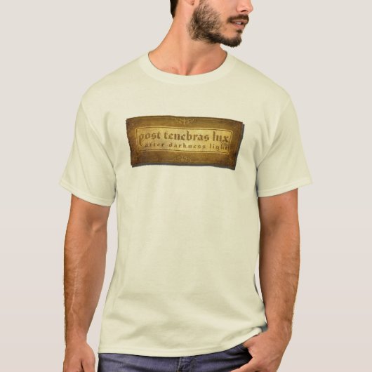 ポストテレブラスラックス熟成レザー Tシャツ (正面)