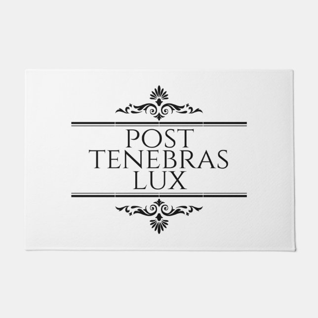 ポストテレブラスラックス ドアマット (正面)