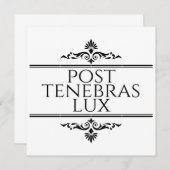 ポストテレブラスラックス 招待状 (正面/裏面)