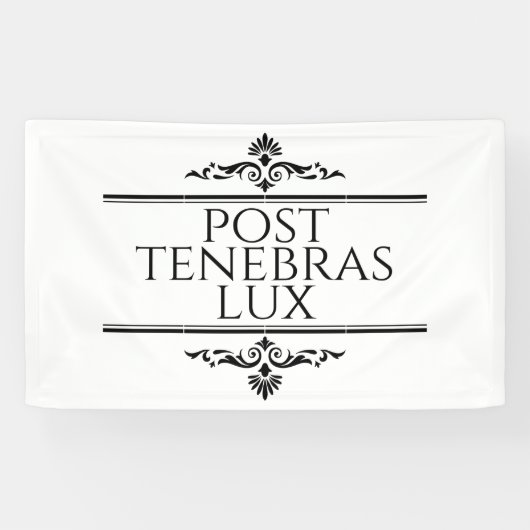 ポストテレブラスラックス 横断幕 (横)