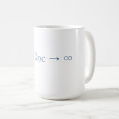ポストドク、無限に近づく - コーヒーマグ コーヒーマグカップ (正面右)
