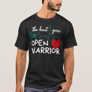 ポストハート手術バイパス回復デザインオープンHea Tシャツ