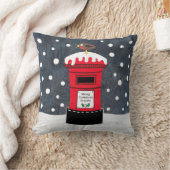 ポストパーソナライズされたボックスクリスマスクッション枕 クッション (ブランケット)