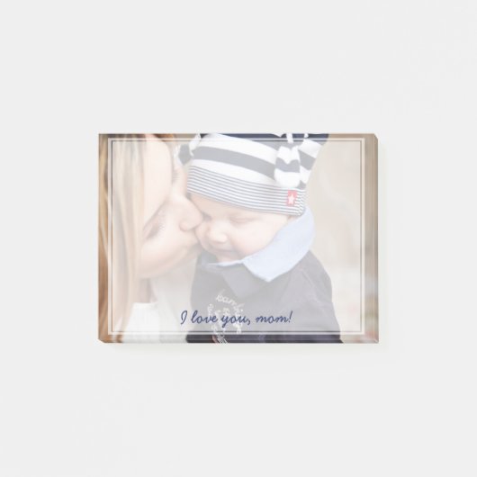 ポストパーソナライズされたIt®お母さユニークん向けプレゼント ポストイット (正面)