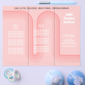 ポストピンクストライプレトロ事業 チラシ (シングル)