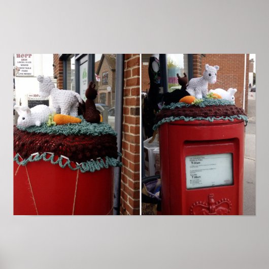 ポストボックスのトッパー。 ポスター (正面)