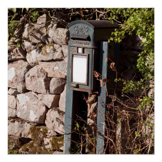 ポストボックスエスクデールクンブリア ポスター (正面)