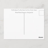 ポストボックスエスクデールクンブリア ポストカード (裏面)