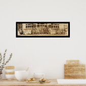 ポストマスター条約写真1913 ポスター (キッチン)