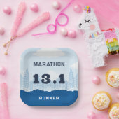 ポストマラソンレースパーティー ペーパープレート (パーティー)