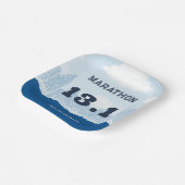 ポストマラソンレースパーティー ペーパープレート (傾斜あり)