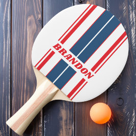 ポストマンノスタルジックストライプボード名 卓球ラケット