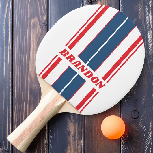 ポストマンノスタルジックストライプボード名 卓球ラケット