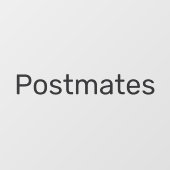 ポストメイト配送ドライバカーウィンドウデカール ウィンドウサイン (シート)