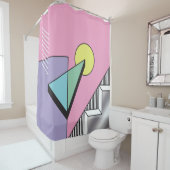 ポストモダンジオメトリ:抽象芸術合成 シャワーカーテン (インサイチュ)
