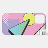 ポストモダンジオメトリ：抽象芸術合成 Case-Mate iPhoneケース (裏面 (横))