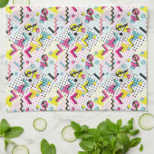 ポストモダンメンフィススタイルパターン キッチンタオル (折り畳み)