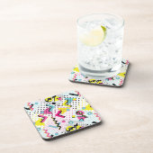 ポストモダンメンフィススタイルパターン コースター (右側)