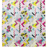 ポストモダンメンフィススタイルパターン シャワーカーテン (正面)