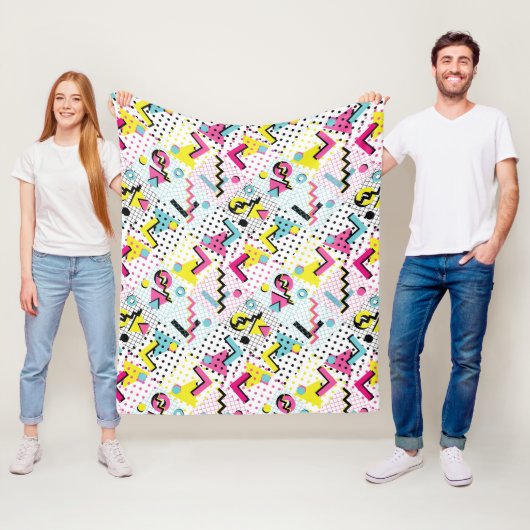 ポストモダンメンフィススタイルパターン フリースブランケット (インサイチュ)