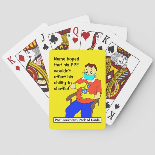 ポストロックダウンパック トランプ (裏面)