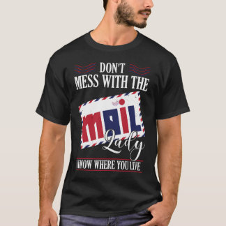 ポスト会社員メールの女性と混乱しない Tシャツ