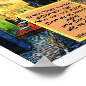 ポスト印象派絵画の引用文 ポスター (角)