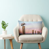 ポスト及びペリカン| Fort Myersのビーチ、フロリダ ランバークッション (椅子)