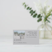 ポスト名刺のカモメ 名刺 (スタンド正面)