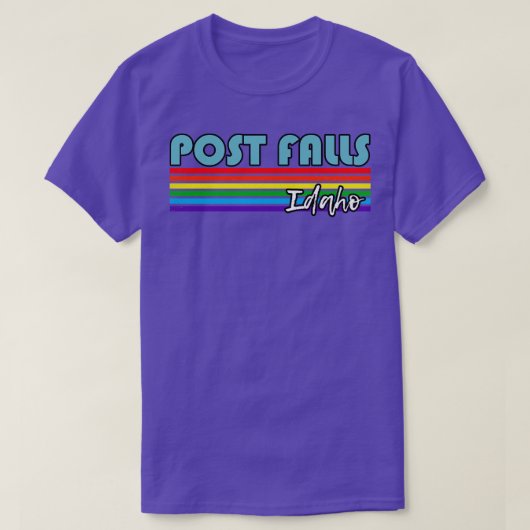 ポスト秋アイダホプライドポスト秋LGBT Gift LGBTQ Tシャツ (デザイン正面)