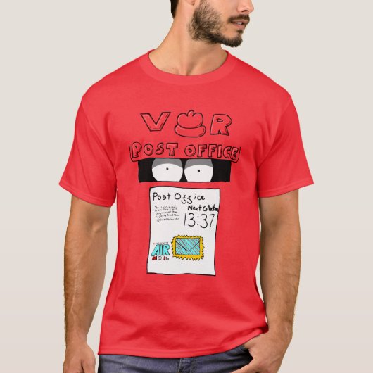 ポスト箱のTシャツ Tシャツ (正面)
