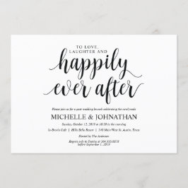 ポスト素朴ズ結婚ブランチ招待状カード 招待状