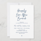ポスト結婚のブランチ、幸運にも 招待状 (正面)