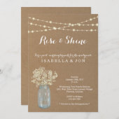 ポスト結婚ズブランチ朝アフター招待状 招待状 (正面/裏面)