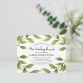 ポスト結婚ズブランチ水カラーウィローリース 招待状 (スタンド正面)