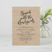 ポスト結婚ズ、新婚のブランチ、エロペメント 招待状 (スタンド正面)